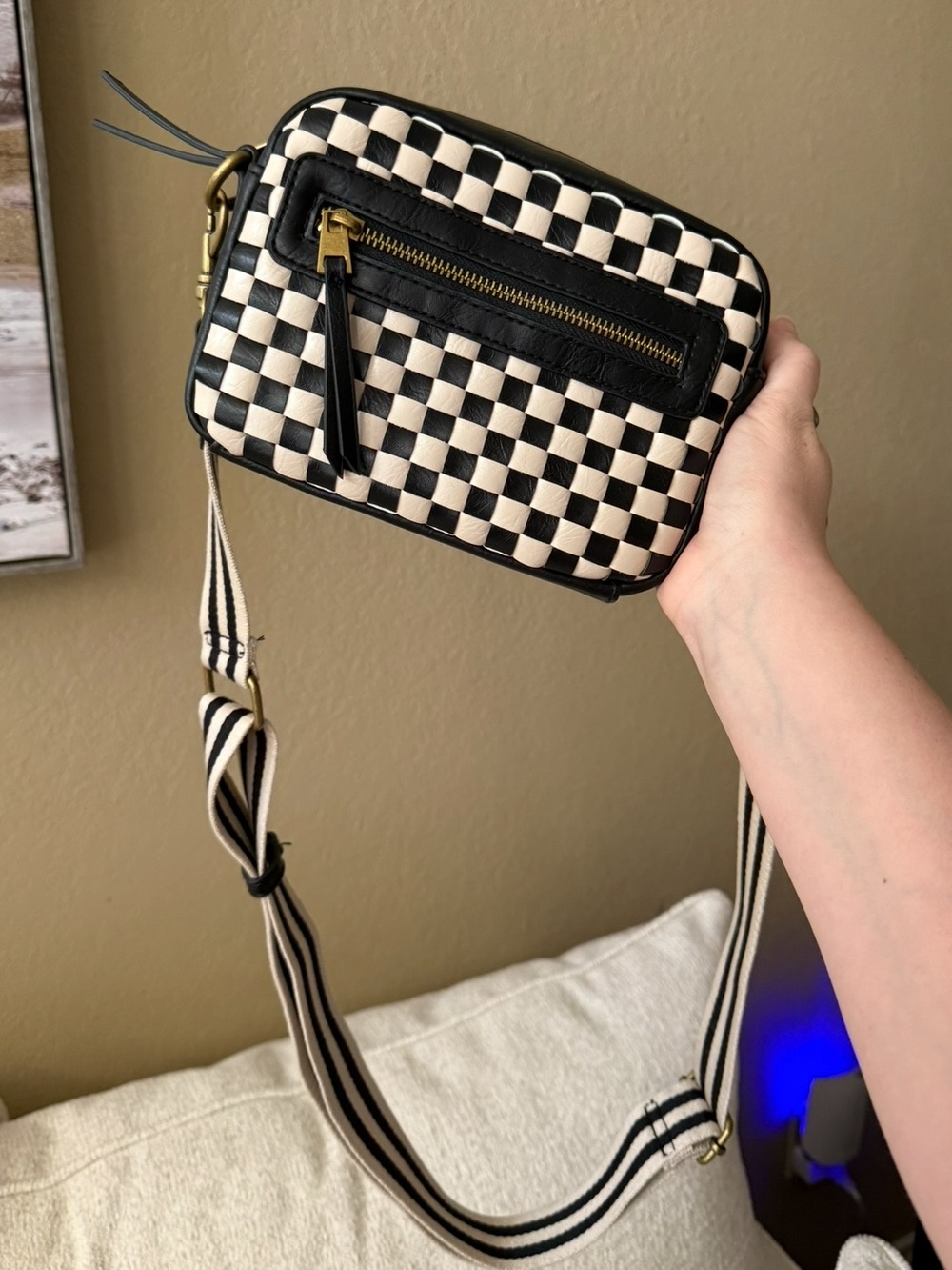 Target Checkered Crossbody Purse